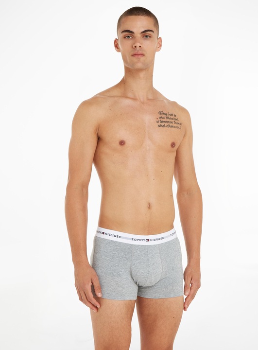 Produktbild Tommy Hilfiger Low Rise Trunk grau (S, 4er Pack)
