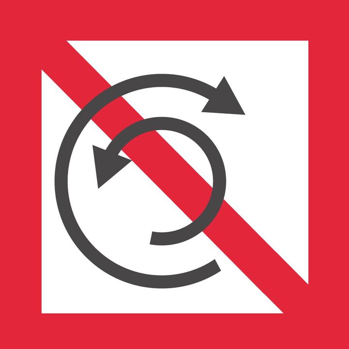 Produktbild Moravia Schifffahrtssignal A.10, R1, Wendeverbot