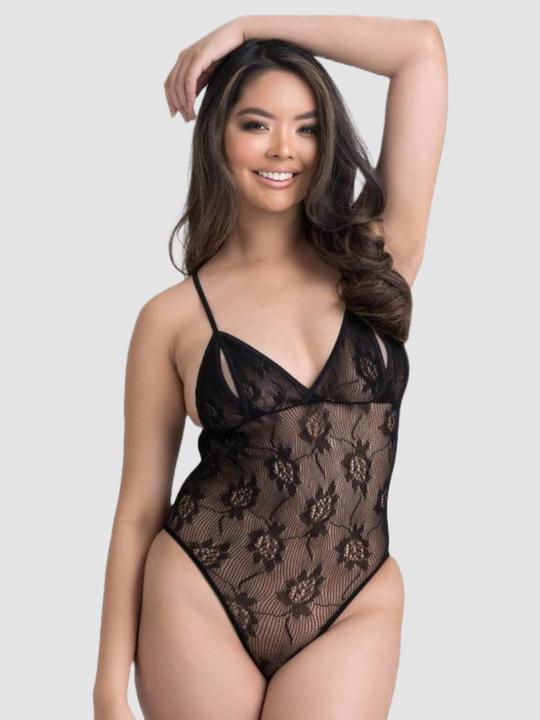 Produktbild Amorana Lovehoney Schrittfreier Lace Peek-a-Boo Body (One Size)