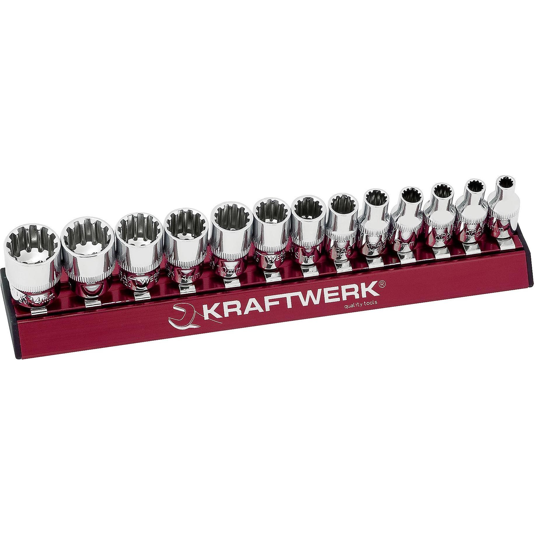 Kraftwerk, Steckschlüssel + Stecknuss, COMBI-Stecknusssatz Magalu