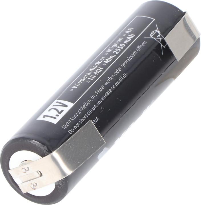 Immagine prodotto AccuCell 2550mAh Akku passend für PHILIPS Rasierer Akku 5810XL, 5811XL, 5814XL, 5818XL, HP2750, HQ6675 (1 pz., 2550 mAh)