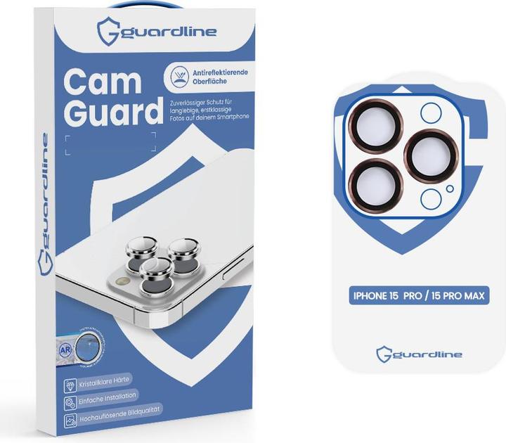 Actual product image Guardline CamGuard (1 pcs., Apple iPhone 15 Pro, Apple iPhone 15 Pro Max)