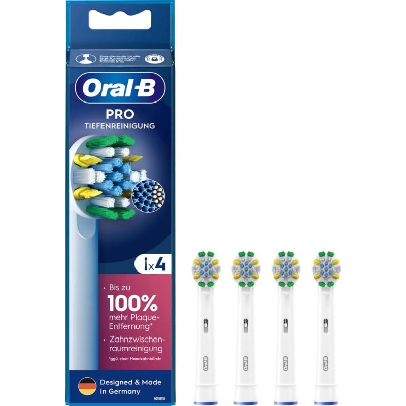 Braun, Testine per spazzolino, Spazzolini Oral-B Pro per la pulizia profonda 4er AM (1 x)