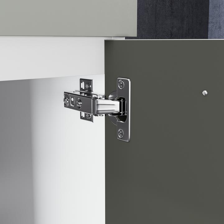 Produktbild SONNI Badmöbel-Set mit Unterschrank, Badmöbel 60cm Hochglanz 2-teiliges Set