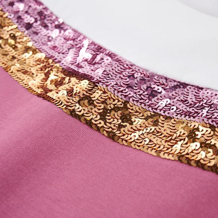 Immagine prodotto vidaXL Felpa da bambino rosa lampone 128,Materiale: 95% cotone (128)