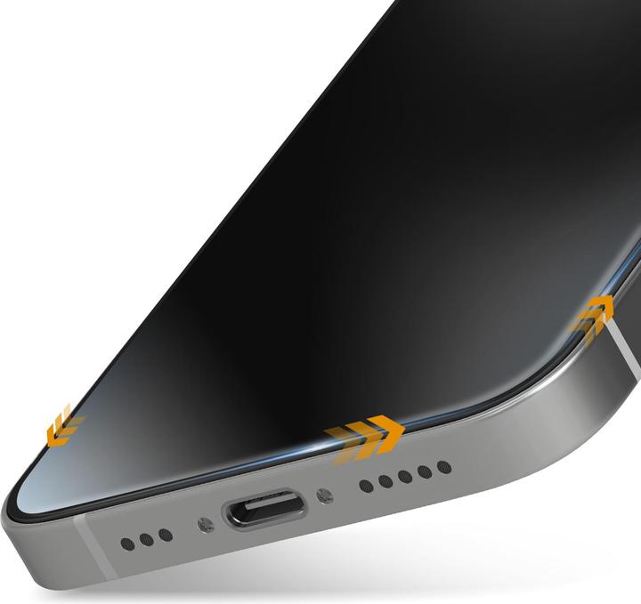 Produktbild PanzerGlass Privacy Screen Protector (1 Stk., Apple iPhone 13, Apple iPhone 13 Pro, Apple iPhone 14, Apple iPhone 16e)