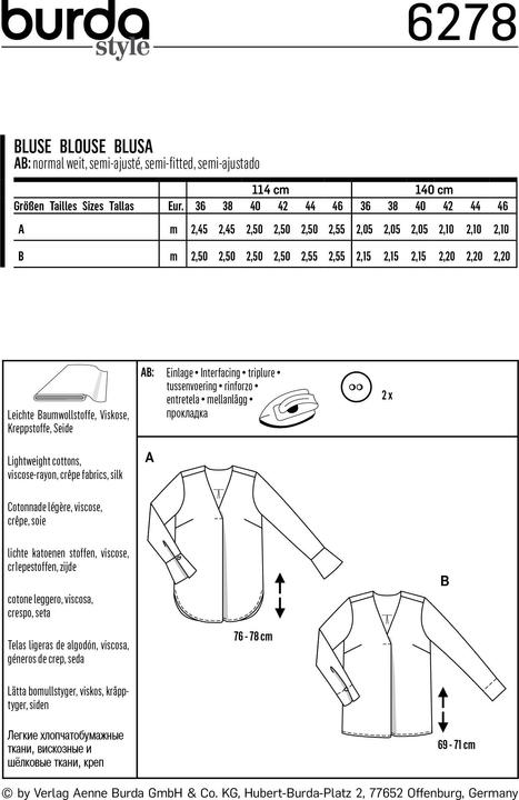Immagine prodotto Modello Camicetta