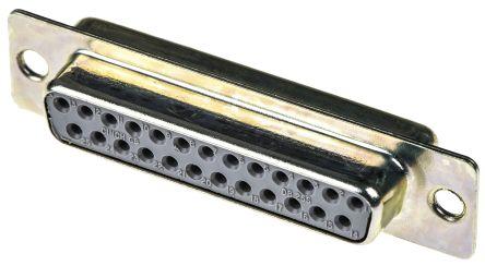 Image du produit RS PRO Embase Femelle Sub D 25cts Droite 750vca