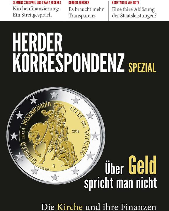 Produktbild Über Geld spricht man nicht (Deutsch, Elisa Klapheck, Herder Korrespondenz, Martin M. Lintner, Thomas Schüller, Ursula Nothelle-Wildfeuer, 2023)