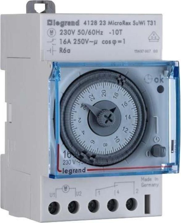 Legrand Zeitschaltuhr MicroRex T31 Su/Wi Plug & Play