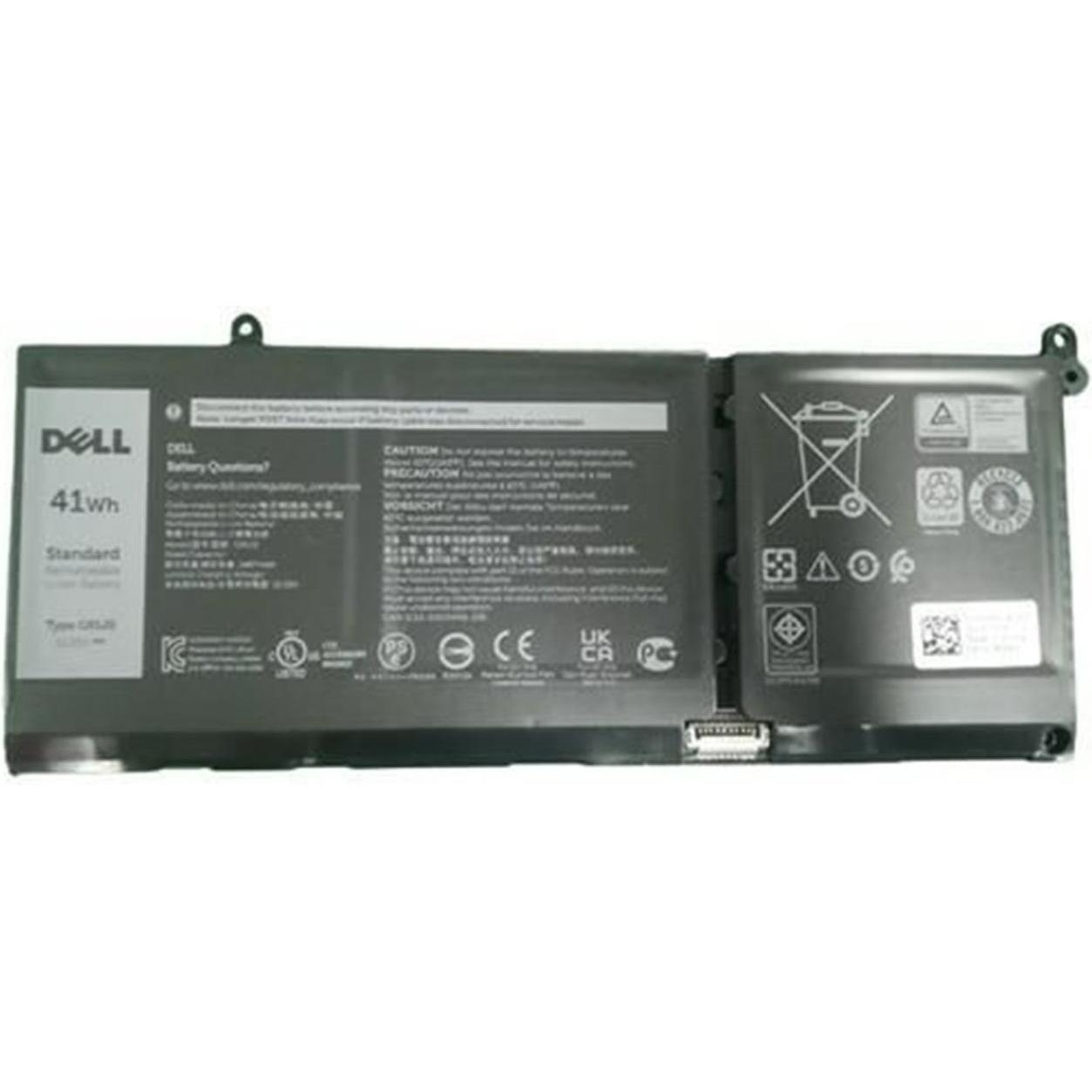 Dell BTRY,PRI,41WHR,3C,LITH,COS (3 Zellen), Notebook Akku, Schwarz
