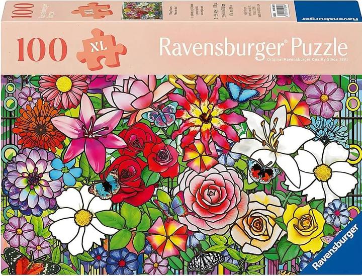 Productafbeelding Ravensburger Puzzel 12001364 - Bloemenvenster - Puzzel voor ouderen en senioren, met 100 (100 onderdelen)