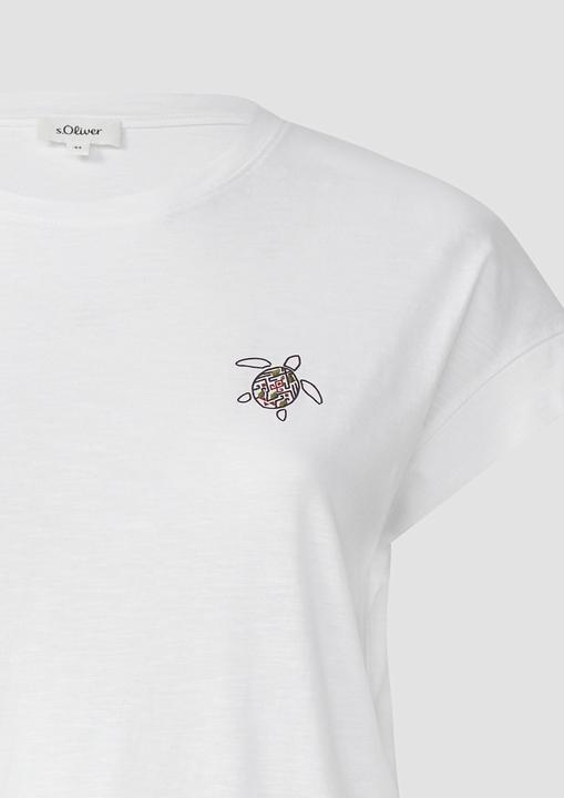 Produktbild S.Oliver T-Shirt T-Shirt im Relaxed Fit mit kleinem Artwork (44)