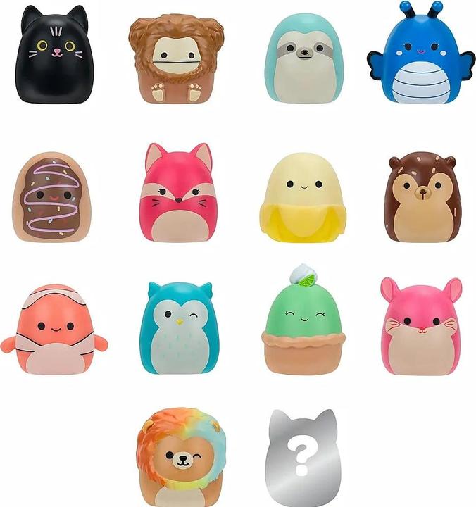 Actual product image Jazwares Squish-a-longs 14-pak