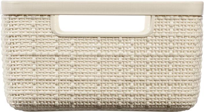 Produktbild Curver BASKET JUTE WHITE 245370 5L (1 x, 26.5 x 20 x 10.5 cm)