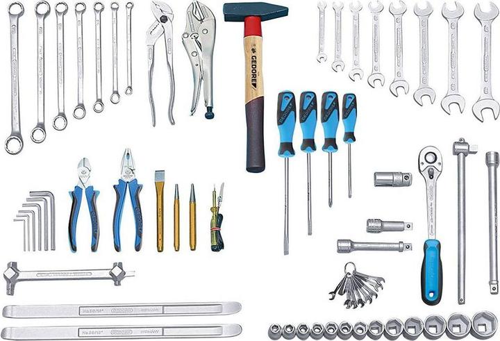 Actual product image Gedore Tool assortment in tool box 68 pcs. (57 pieces)