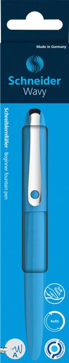 Actual product image Schneider Writing fountain pen Wavy A blue (Blue, 1 x)