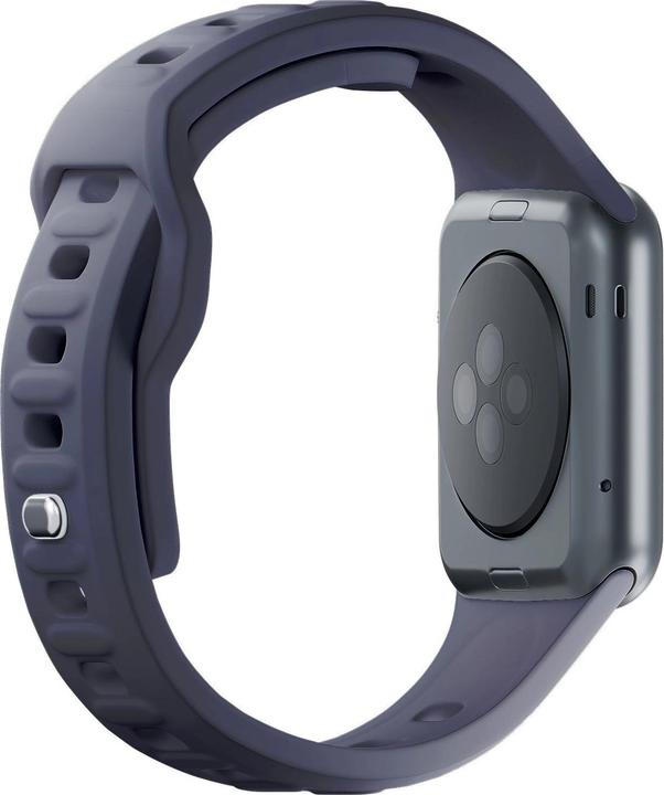 Produktbild 3MK Silicone Watch Strap szary/grey dla Apple Watch 42/44/45/49mm (Silikon, Edelstahl)