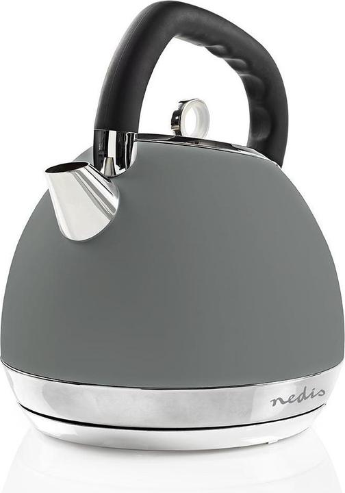 Produktbild Nedis Elektrischer Wasserkocher, 1,8 l, weich, Grau (1.80 l)