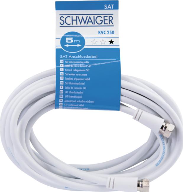 Produktbild Schwaiger SAT Anschlusskabel (75 dB, SAT Kabel)