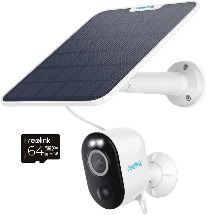Immagine prodotto Reolink Argus Series B330+Solar Panel+64GB SD Card-5MP (2592 x 1920 pixel)