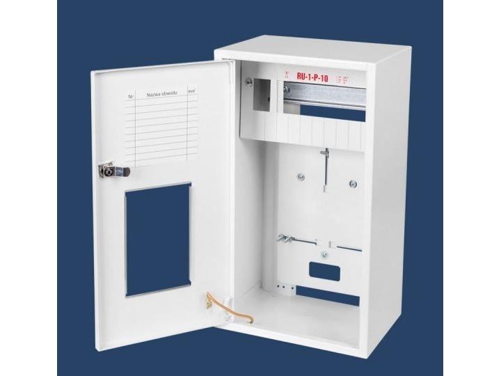 Karwasz Armoire de comptage apparente, encastrée, universelle 1 mètre monophasé 10 modules IP30 (RU-1-P-10