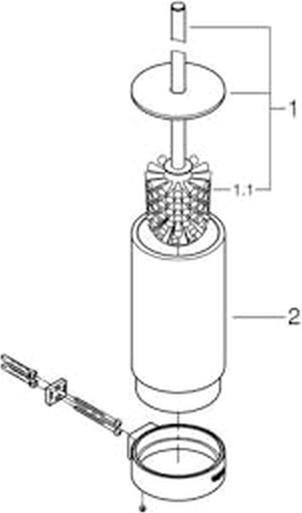 Produktbild Grohe Selection Toilettenbürstengarnitur