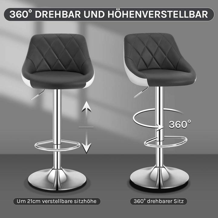 Actual product image Woltu Set of 2 bar stools