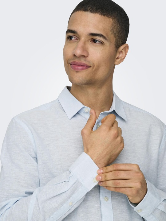 Produktbild Only & Sons Slim Fit Hemdkragen Hemd Hemd (L)