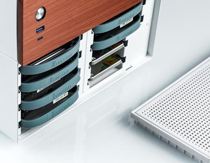 Image du produit Jonsbo N4 White (mATX, ITX)