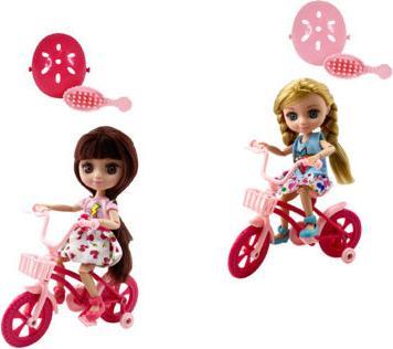 ODS 44651 Ods-Trendy Teens - Mini Bambola Fashion Con Bicicletta