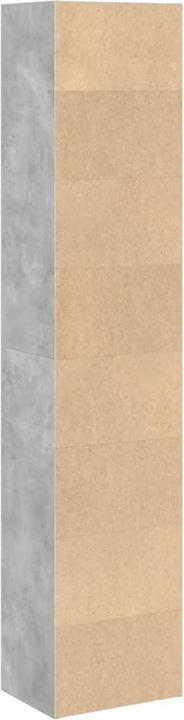 Actual product image VidaXL Bücherregal Standregal Büroregal Aktenregal Aufbewahrungsregal Betongrau (40 x 30 x 189 cm)