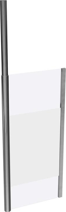 Hüppe Design pure Badewannenabtrennung, Seitenwand, Breite 700mm, Höhe 1500mm, 8P6801092373 (70 cm)