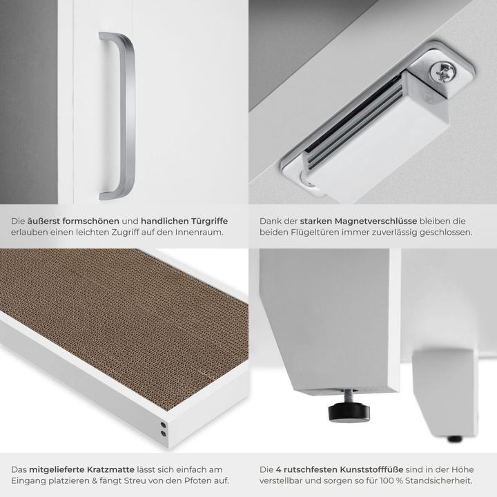 Image du produit tectake Freya (Bac à litière fermé)