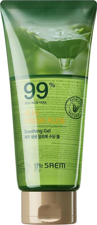Actual product image The Saem Jeju Fresh Aloe Soothing Gel 99% Aloe Vera 300ml Tube (Body gel, 300 ml)