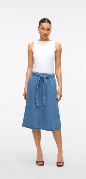 Actual product image Vero Moda VMJOLENE Hohe Taille Midirock Jeansrock (XS)