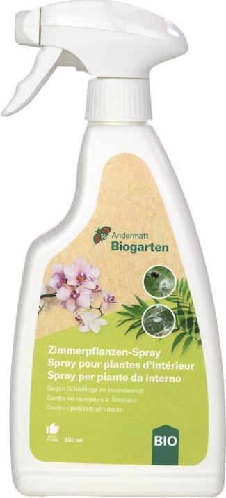 Produktbild Andermatt Biogarten Zimmerpflanzen-Spray (Blattläuse, Spinnmilben, Weissen Fliegen, Wollläuse, Schildläuse, Zikaden und Blattwanzen)