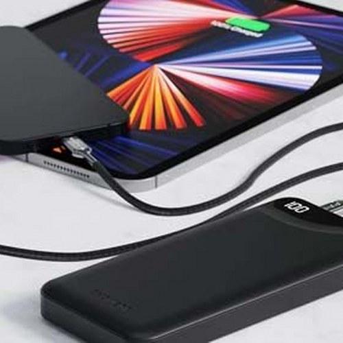 Actual product image Cygnett POWER BANK 10000MAH BLACK 3 DEVICE 1 USB-C 2 USB-A DISPLAY (10000 mAh, 15 W, 37 Wh)