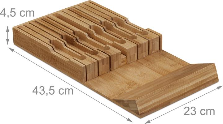 Image du produit Relaxdays Range-couteaux tiroir