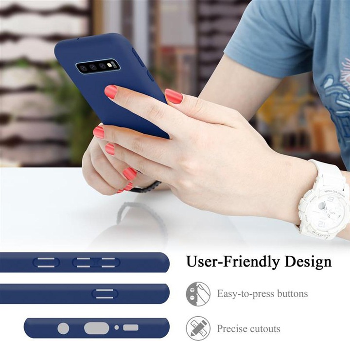 Produktbild Cadorabo TPU Liquid Silicone Case Cover (Samsung Galaxy S10+)