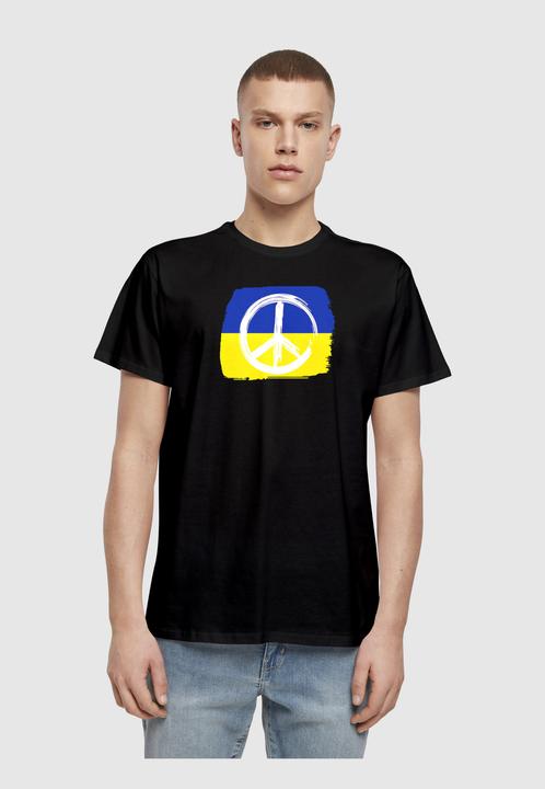 Actual product image Merchcode Peace - Flag Peace Basic T-Shirt - 161529 (M)