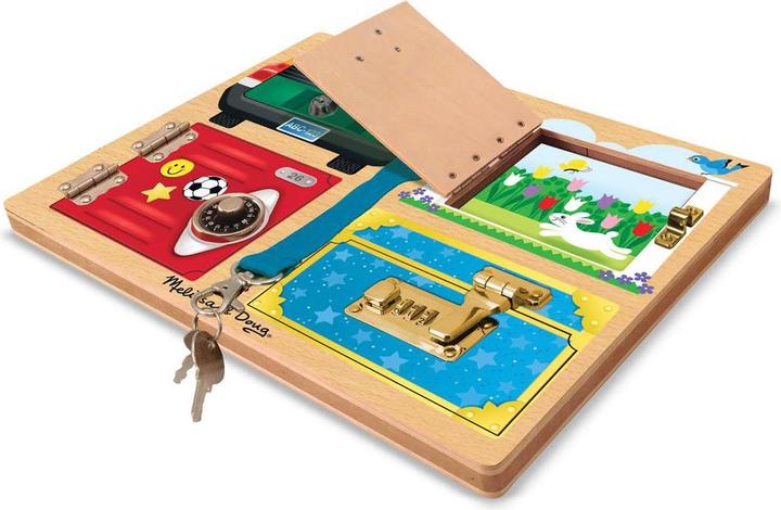 Melissa & Doug Lock and Latch Board