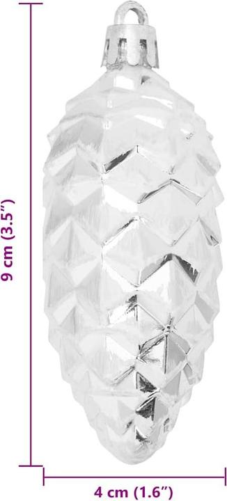 Produktbild vidaXL Weihnachtsornamente (40x)