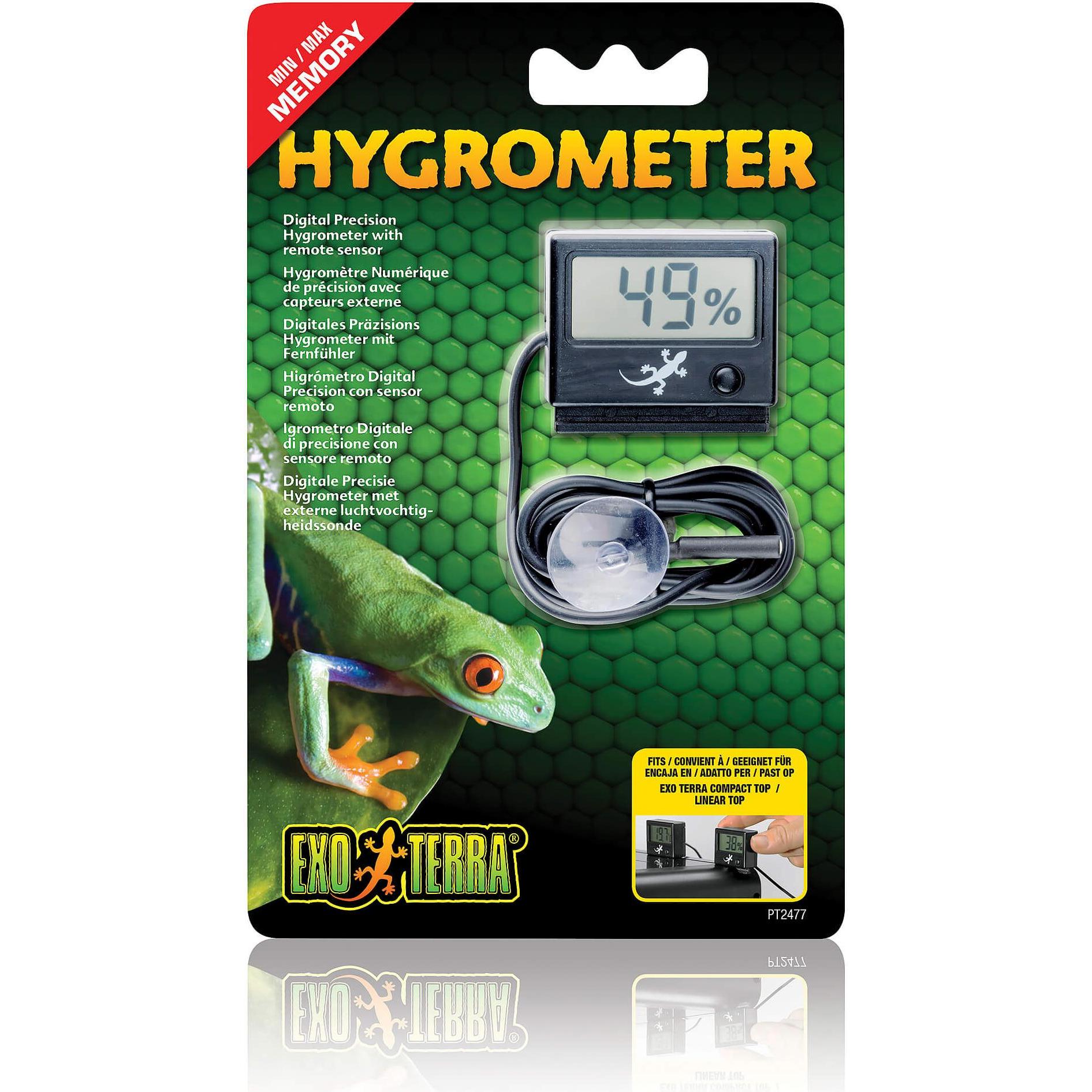 Exo Terra Hygrometer digital mit Sensor, Terrariumtechnik