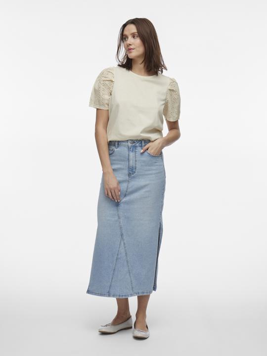 Produktbild Vila Rundhals Oberteil mit kurzen Ärmeln (S)