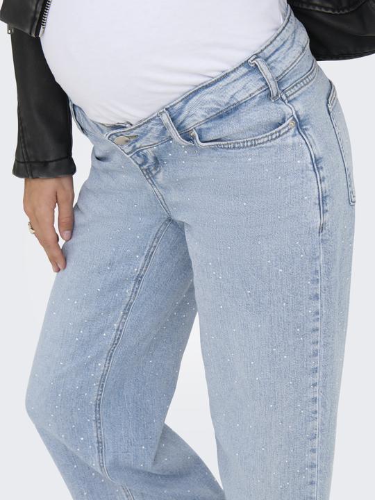 Actual product image Only Maternity OLMCOBAIN Gerade geschnitten Jeans Jeans mit weitem Bein (32)
