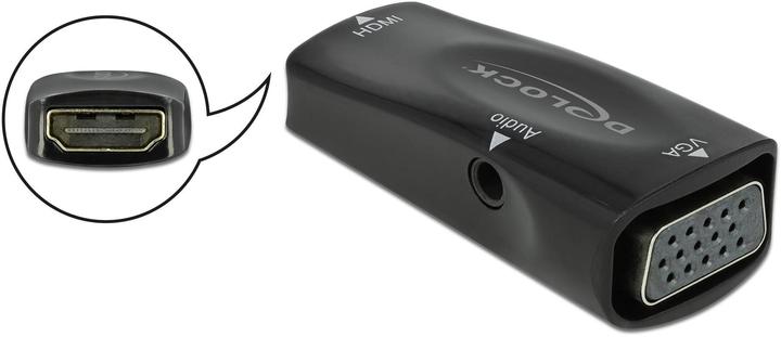 Produktbild Delock HDMI zu (Klinkenbuchse, VGA, 23 cm)