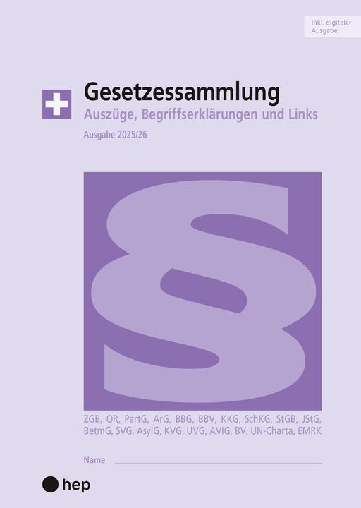 Label énergétique Gesetzessammlung 2025/2026 (A5) (Print inkl. E-Book Edubase) (Allemand, Hanspeter Bricklayer, 2025)