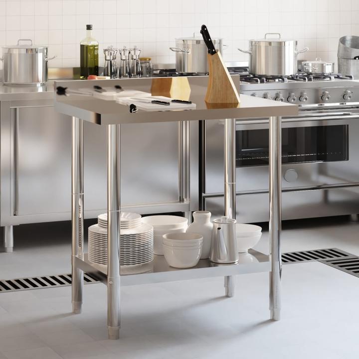 Actual product image vidaXL Küchentisch (55 cm, 82.50 cm)