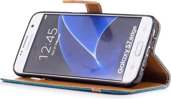Actual product image König Design Case Mobile Protection for Samsung Galaxy S7 Edge Case Cover Wallet Case New (Samsung Galaxy S7 Edge)